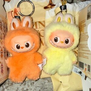 PopMart The Monsters Pin for love plush pendant - J or F